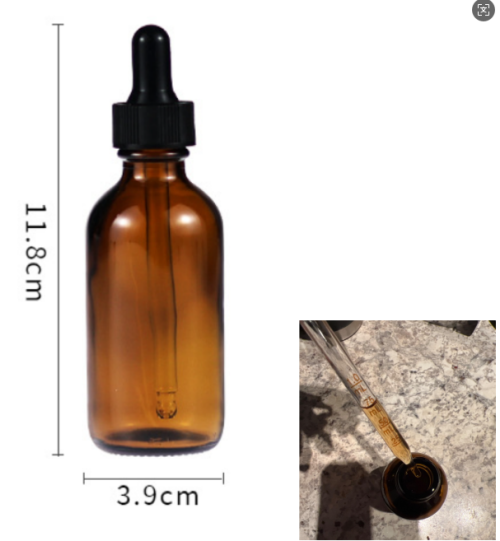 浅棕色草莓风味薄荷精华水（瓶含料）