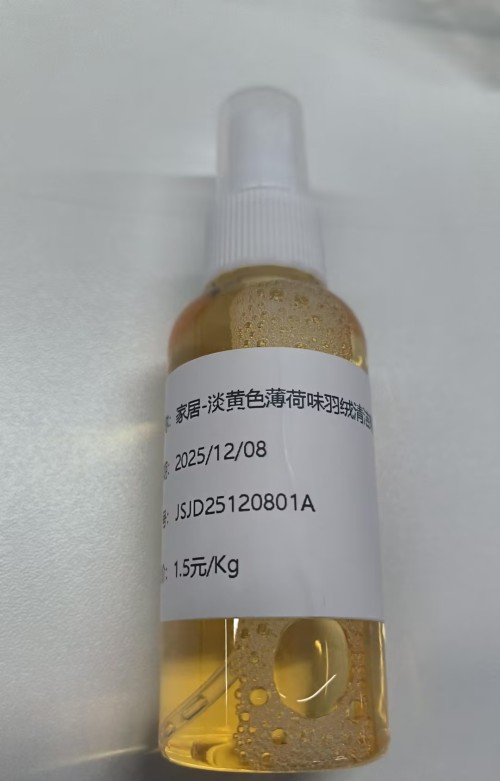 家居-淡黄色薄荷味羽绒清洁剂（油污款）JSJD25120801A