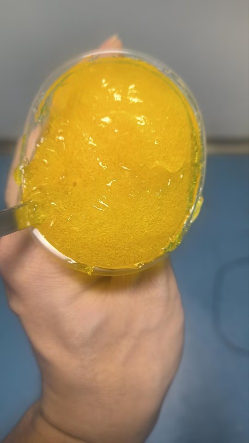 化妆品-金黄色橙子味定型油头啫喱