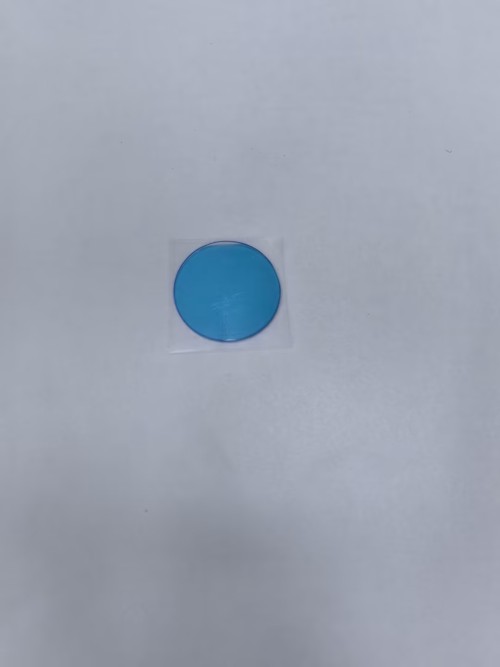 蓝色圆形修补贴