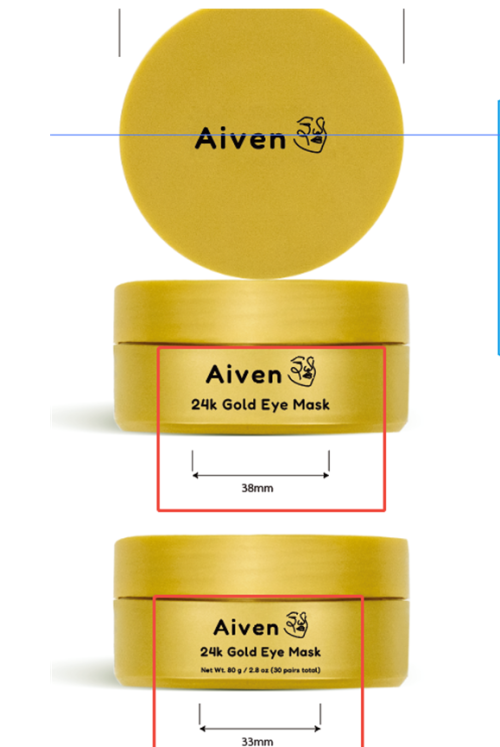 黄金蜗牛紧致眼贴(丝印瓶+内料)OEM