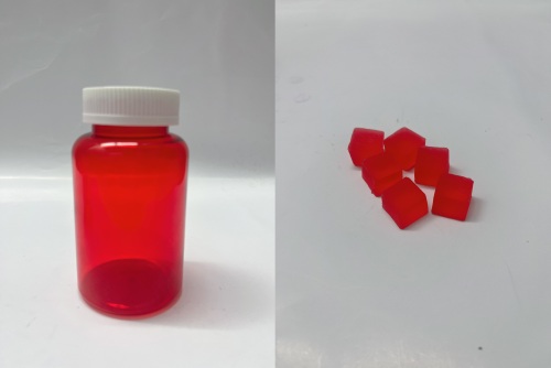 3g苹果醋味红色方形软糖（瓶含料）