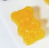 食品-黄色柠檬味小熊形状软糖3g/颗
