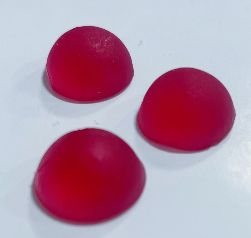 食品-玫红色草莓味棋子形状软糖3g/颗