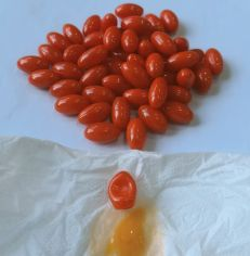 食品-0.7g橙红色软胶囊