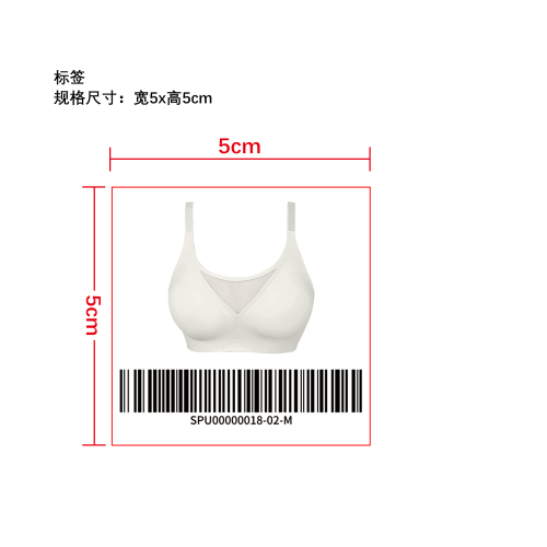 透气网纱性感文胸  标签