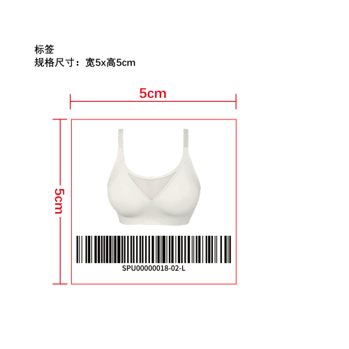 透气网纱性感文胸  标签