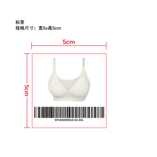 透气网纱性感文胸  标签