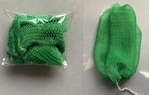 去角质网状搓澡巾（绿色）（袋含料）