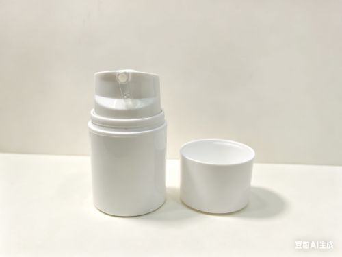 30g白色鸟嘴乳液按压瓶盖套装