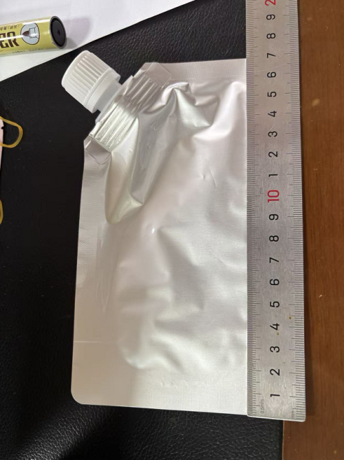 大口斜嘴铝箔袋 250毫升（袋子+盖子）