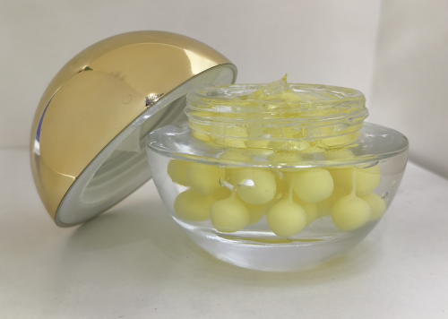 化妆品-透明保湿凝胶啫喱+黄色膏霜丸子