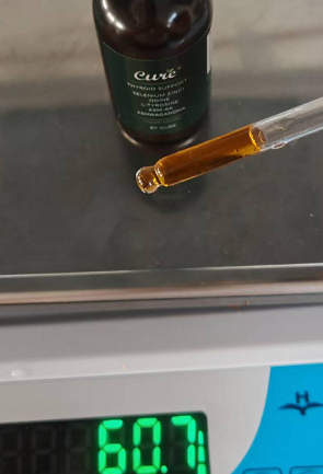 食品-棕色柠檬味薄荷精华水