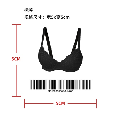 法式深 V 蕾丝内衣  标签