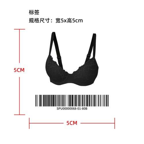法式深 V 蕾丝内衣  标签