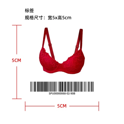 法式深 V 蕾丝内衣  标签