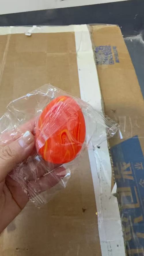 鸡蛋流纹解压玩具(橙色)（袋含料）
