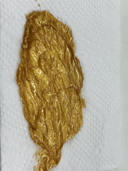 化妆品-金棕色闪亮凝胶+金粉定制