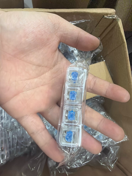4键发光键盘玩具（白色透明）（袋含料）