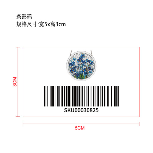 亚克力阳光捕捉器窗饰（花）标签