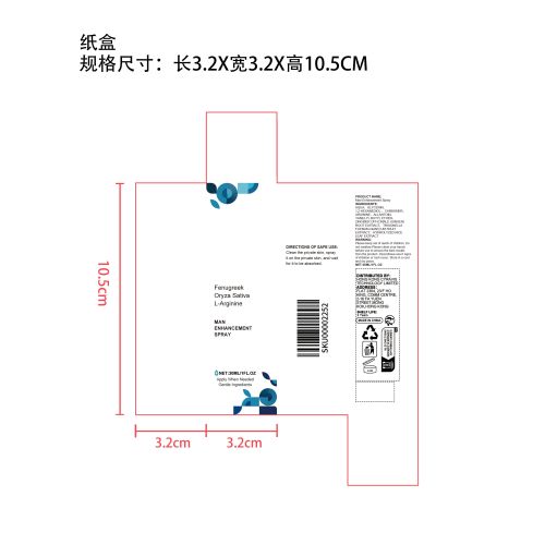 男士增强喷雾纸盒（新）
