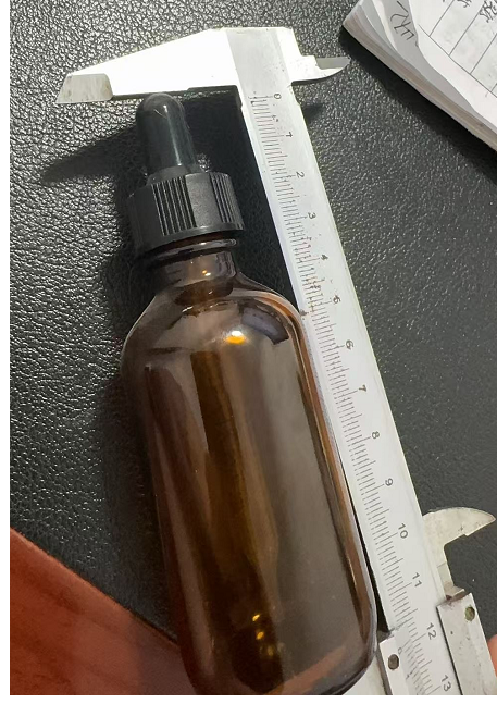 60ml茶色滴管玻璃瓶盖套装