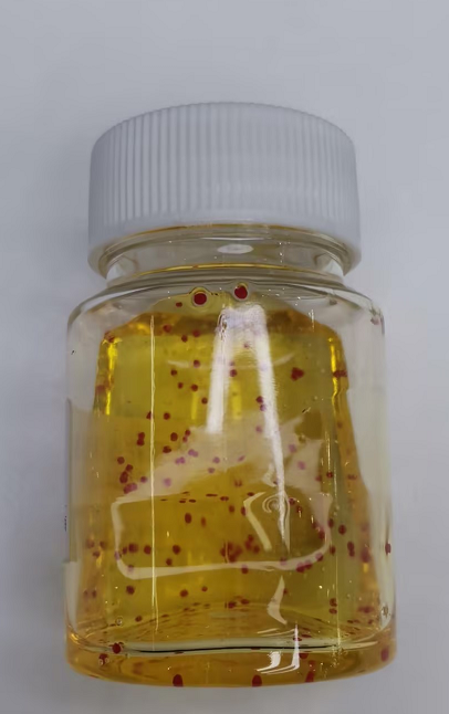 化妆品-橙色菊花香沐浴露+红色大粒子精品