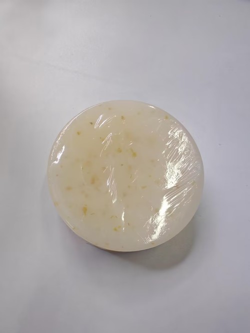 圆形燕麦皂