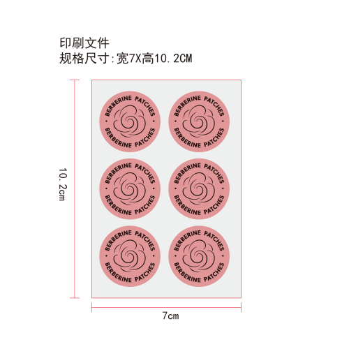 小檗碱辅助贴片