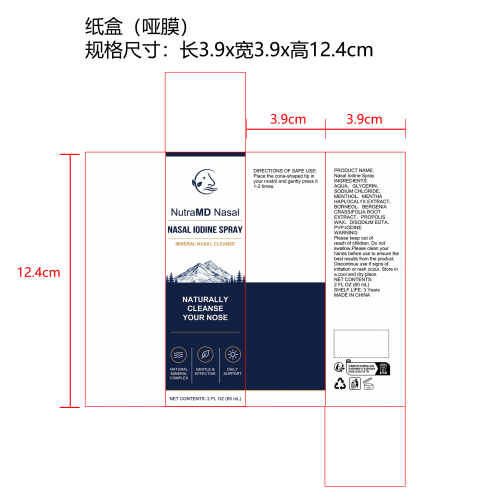 鼻部护理喷雾纸盒(哑膜)