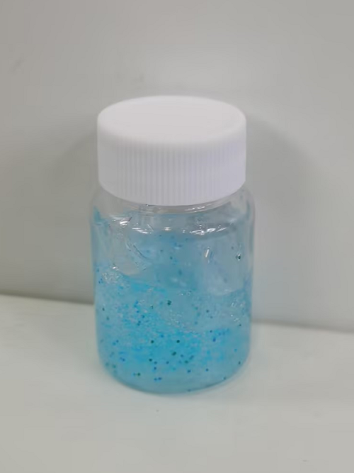 化妆品-淡蓝色薄荷味清凉凝胶+蓝色粒子（JSJW26052903A）