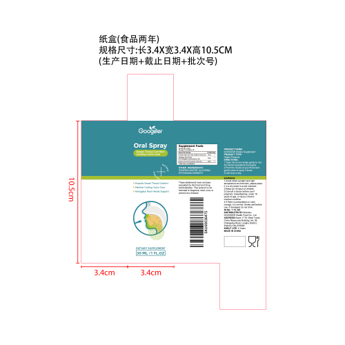 清润舒嗓口腔喷雾（入口）纸盒（食品2年）