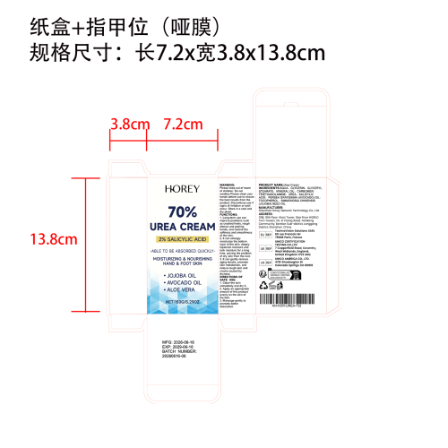 足部尿素霜纸盒(哑膜)(加指甲位）
