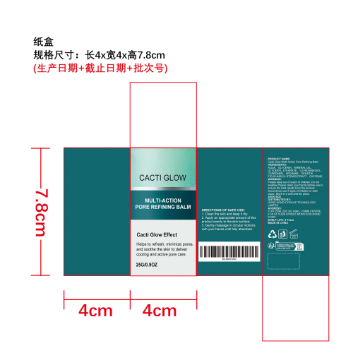 仙人掌焕彩多效细致毛孔膏（纸盒）