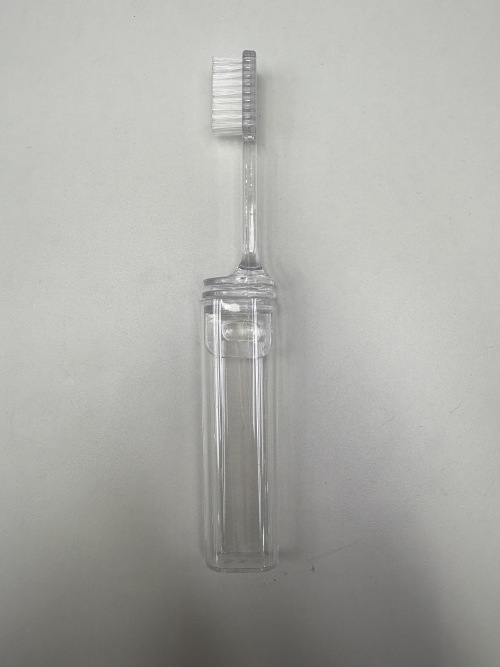 透明折叠牙刷