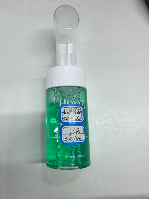 化妆品-蓝绿色清香味私处清洁慕斯精品