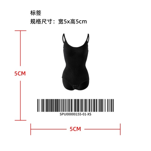连体塑身衣标签