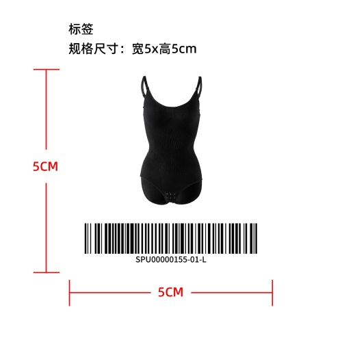 连体塑身衣标签