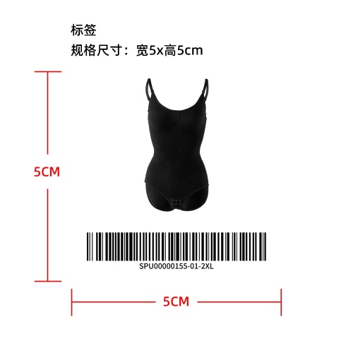连体塑身衣标签