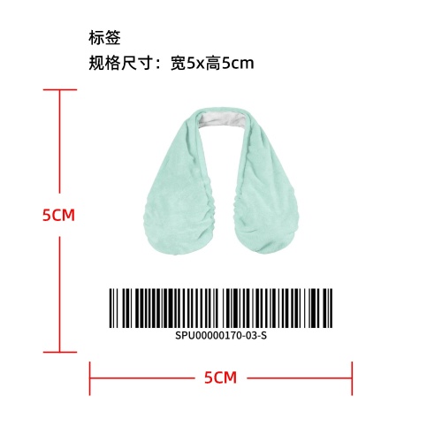 运动吸汗胸垫毛巾标签