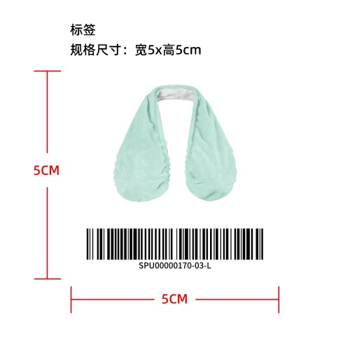 运动吸汗胸垫毛巾标签