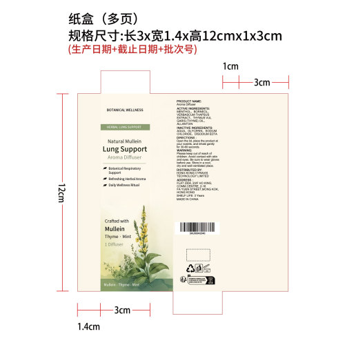 身体养护护理棒纸盒（多页）