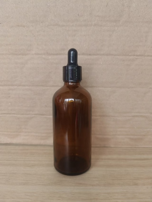 18牙-100ml茶色圆肩玻璃瓶套装