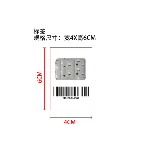 宠物降温垫条码标签