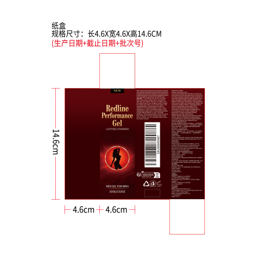 男性私处护理霜纸盒