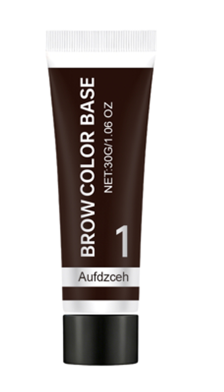 zephoco 黑色眉毛套装印刷1号-染眉膏