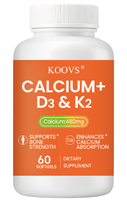 KOOVS  Vitamin维生素D3+K2软胶囊（自有品牌，成品）