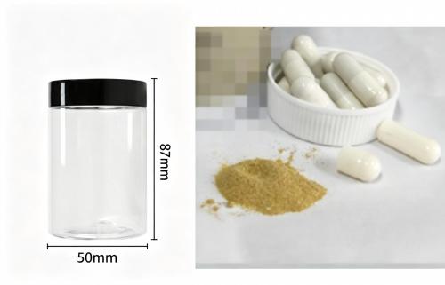 乳白色硬胶囊（瓶含料）