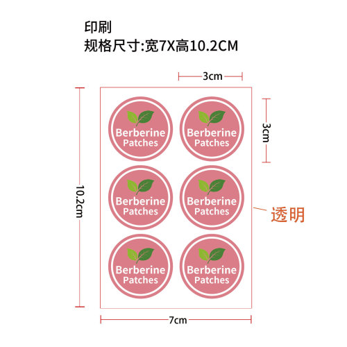 小檗碱辅助贴片
