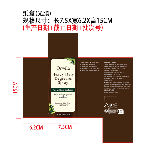 油污清洁剂纸盒(光膜)
